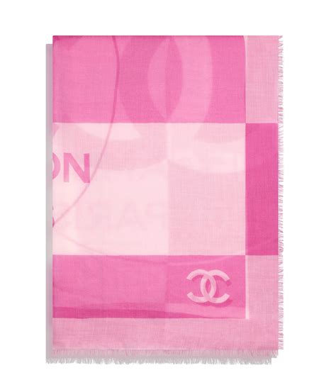 chanel stole 14s a52187x26009|Chanel silk scarf.